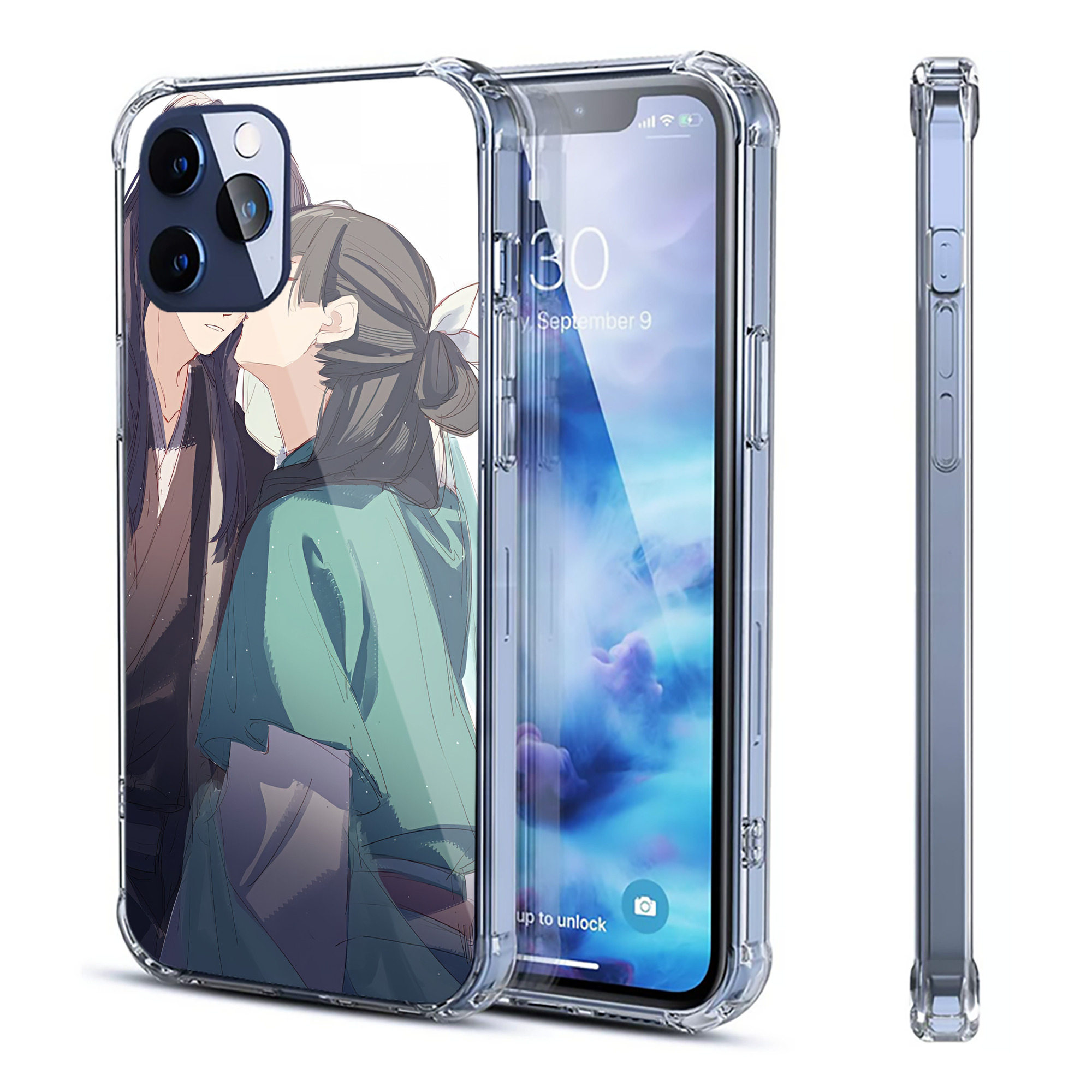 （画像用） 薬屋のひとりごと The Apothecary Diaries 【iPhone 12シリーズ対応】透明スマホケース（クリアソフトケース）